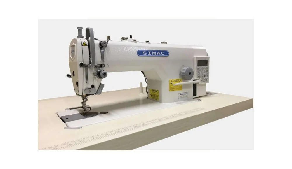 Flat bed lockstitch with direct drive Simac 9870